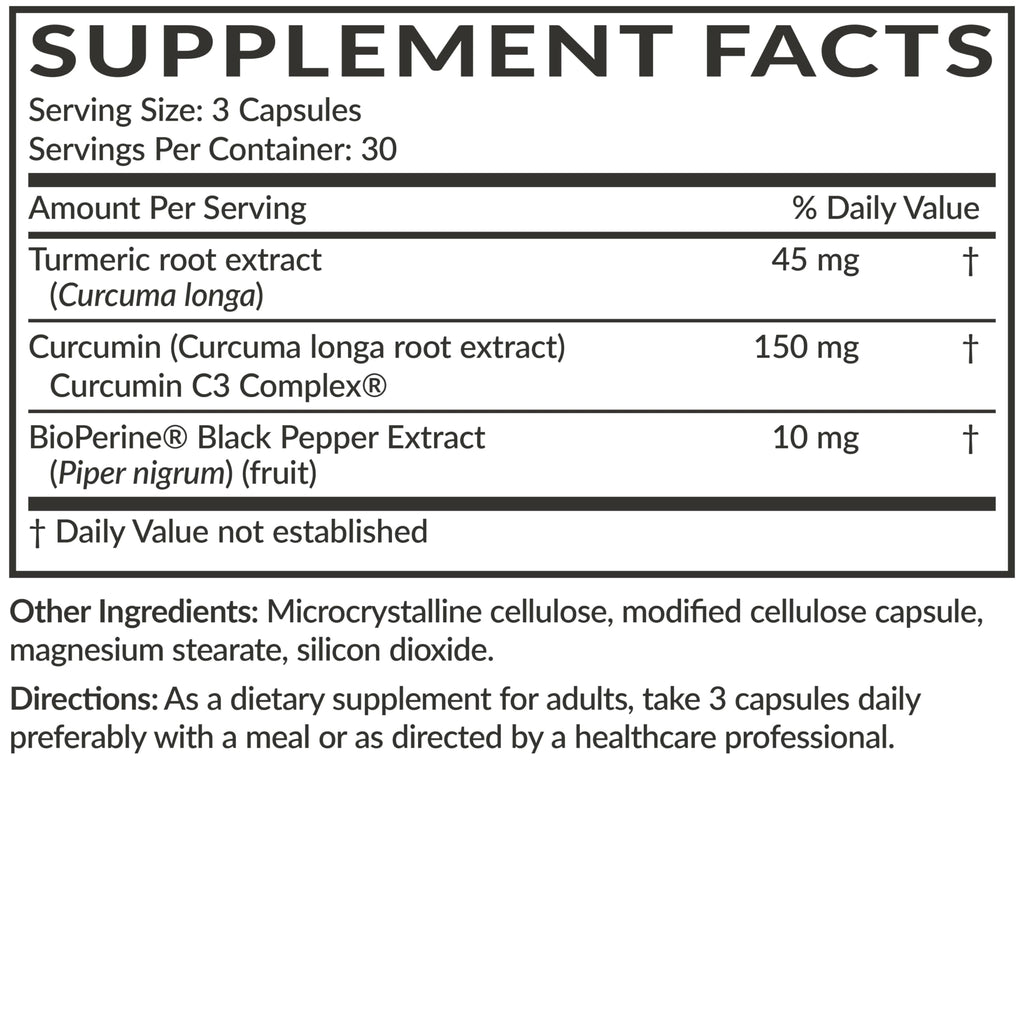 Futurebiotics Turmeric + Curcumin, Antioxidant, Joint & Digestion Support with BioPerine for Enhanced Nutrient Intake, Non-GMO, 90 Vegetarian Capsules