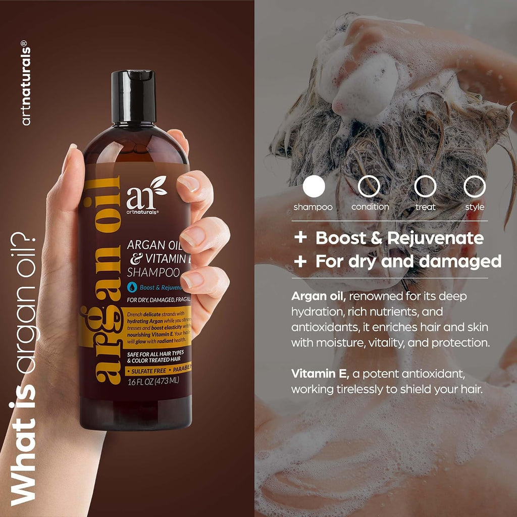 ArtNaturals Argan Hair Growth Shampoo, 16 fl oz