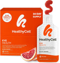 Healthycell Eye Health Daily Liquid Supplement - 30 Gel Packs | Eye Vitamins & Minerals with Lutein, Zeaxanthin, Astaxanthin & Beta Carotene for Sight Care & Macular Support