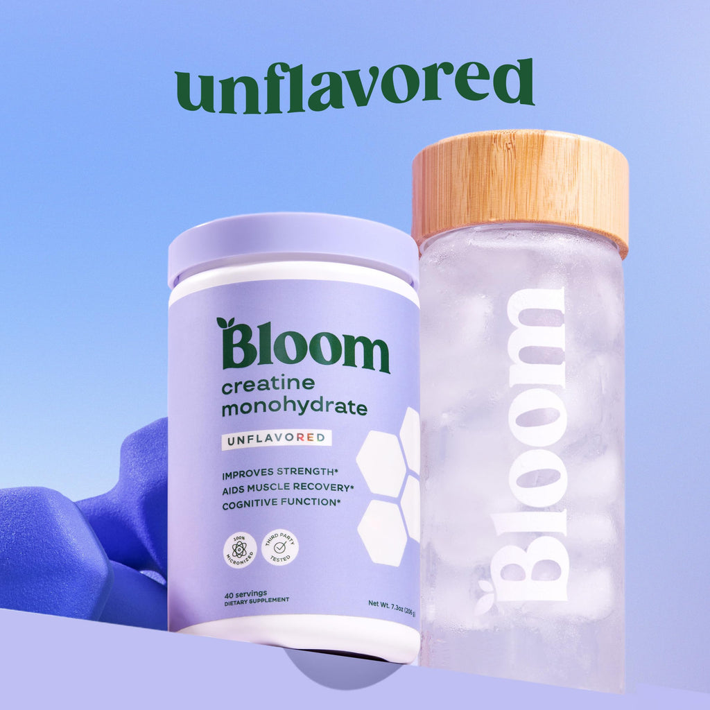 Bloom Nutrition Creatine Monohydrate Powder, Raspberry Lemon, 40 Servings | 5g Micronized Creatine, Supports Muscle Recovery, Strength, Endurance, Pre or Post Workout, Gluten Free, Non GMO