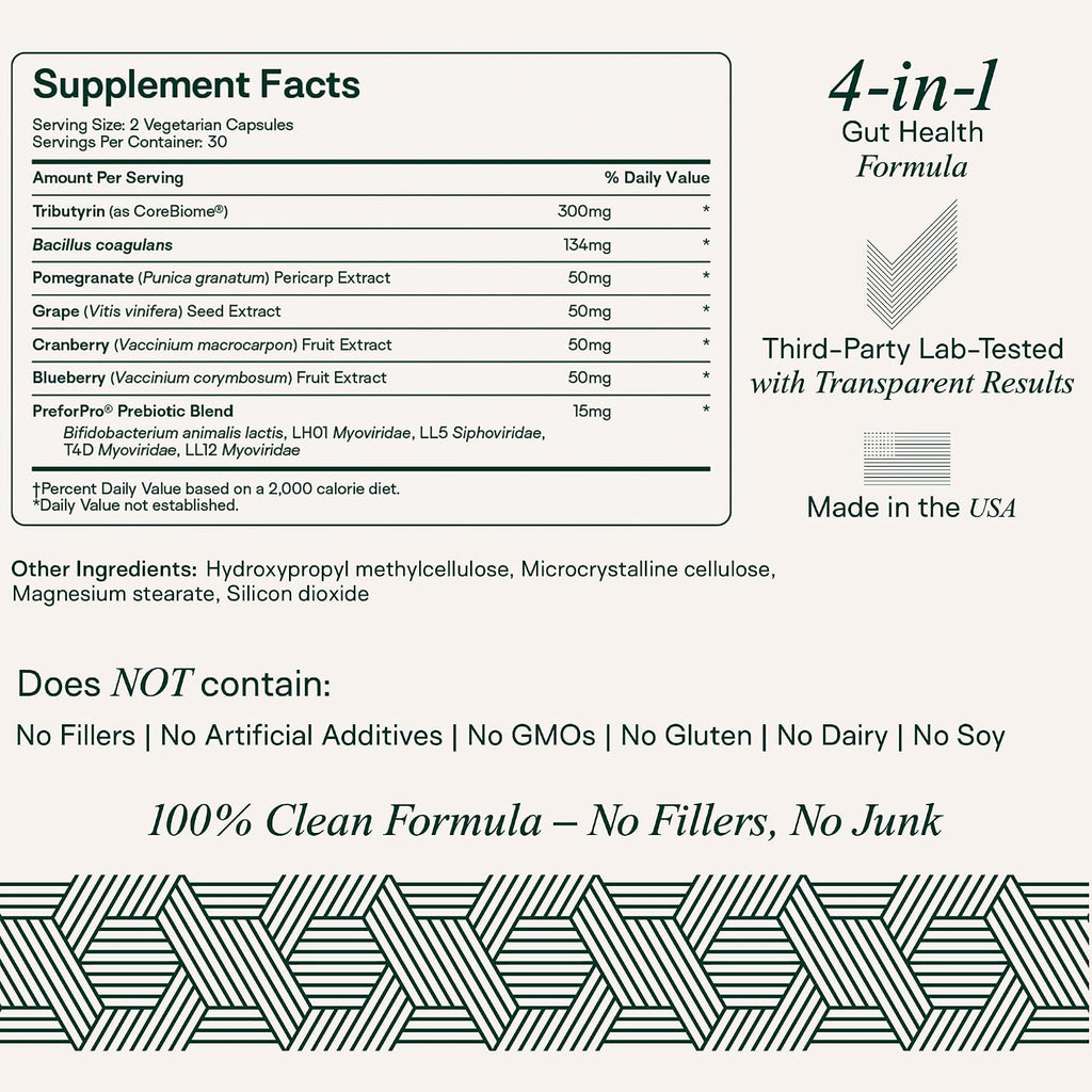 Adapt Naturals Gut & Immune Defense Bundle – Bio-Avail Colostrum+ Powder with Lactoferrin & Biome Protect 4-in-1 Gut Supplement – 30-Day Supply