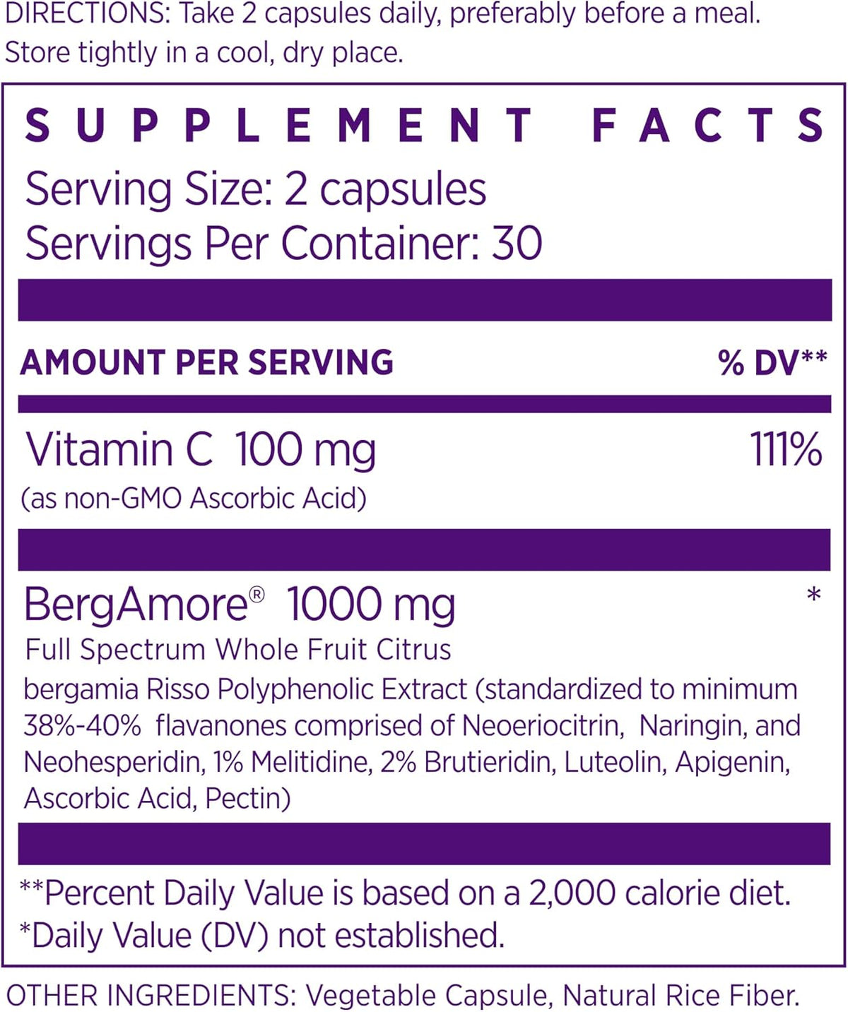 NAOMI Bergamot 1000mg Astaxanthin and CoQ10