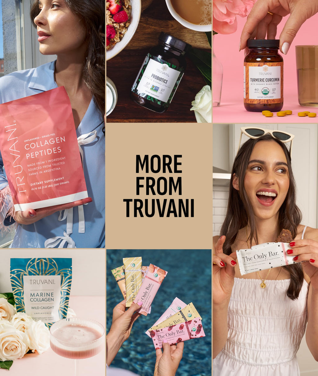 Truvani Organic Plant Based Protein Powder | Vanilla | 18 Servings | Vegan | 20g Pea Protein | Keto | Gluten & Dairy Free | Low Carb | No Added Sugar