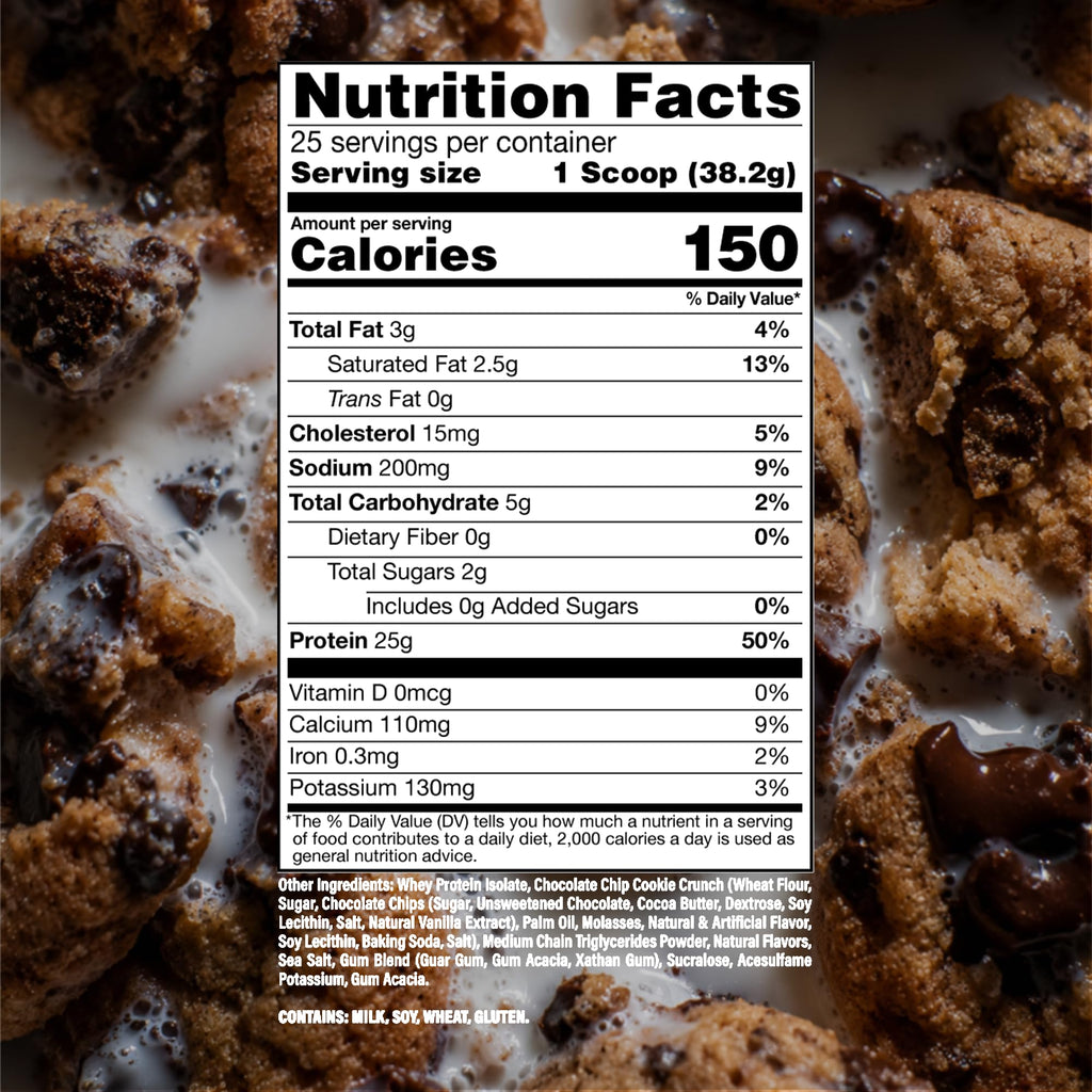 RAW Whey Isolate Protein Powder, Vanilla Oatmeal Cookie (CBUM Itholate Protein) - 100% Grass-Fed Sports Nutrition for Muscle Growth & Recovery - Low-Fat, Low Carb, Naturally Flavored - 25 Servings