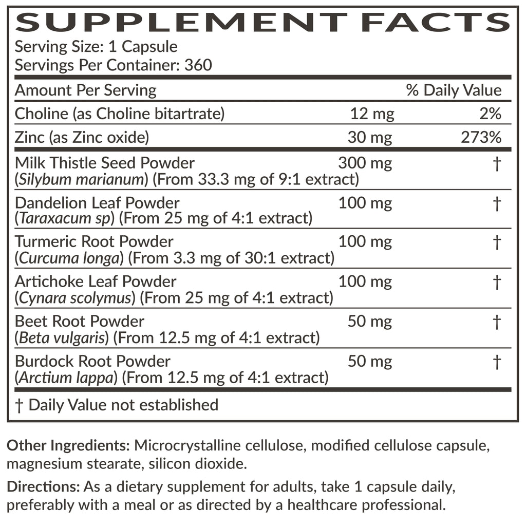 Futurebiotics Liver Detox Advanced Detox & Cleanse Formula Supports Healthy Liver Function with Milk Thistle, Dandelion Extract, Turmeric, Artichoke Leaf, & More, Non-GMO, 60 Vegetarian Capsules