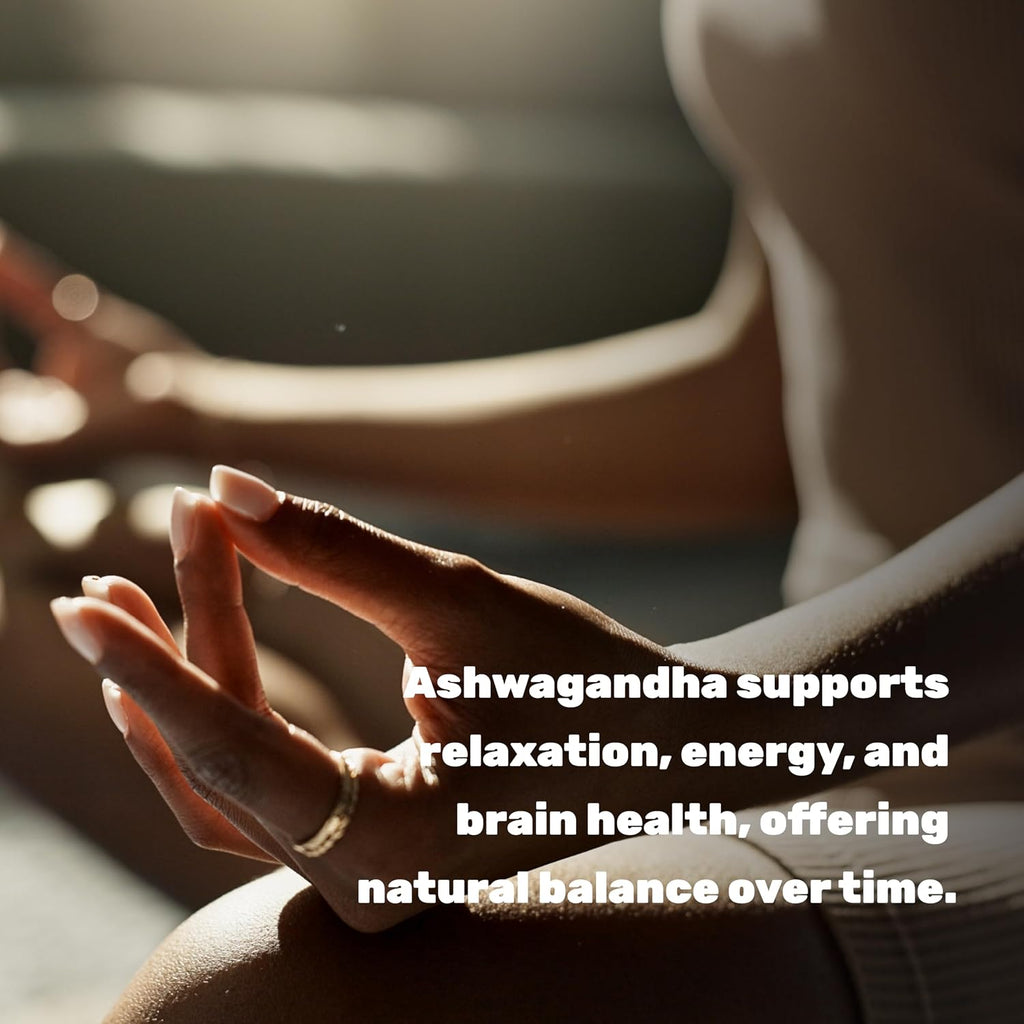 KSM 66 Ashwagandha 1,200mg with Black Pepper, 120 Veggie Capsules – Extra Strength Root Extract – High Absorption – Adaptogenic Supplements for Relaxation, Energy, & Brain Health – Non-GMO