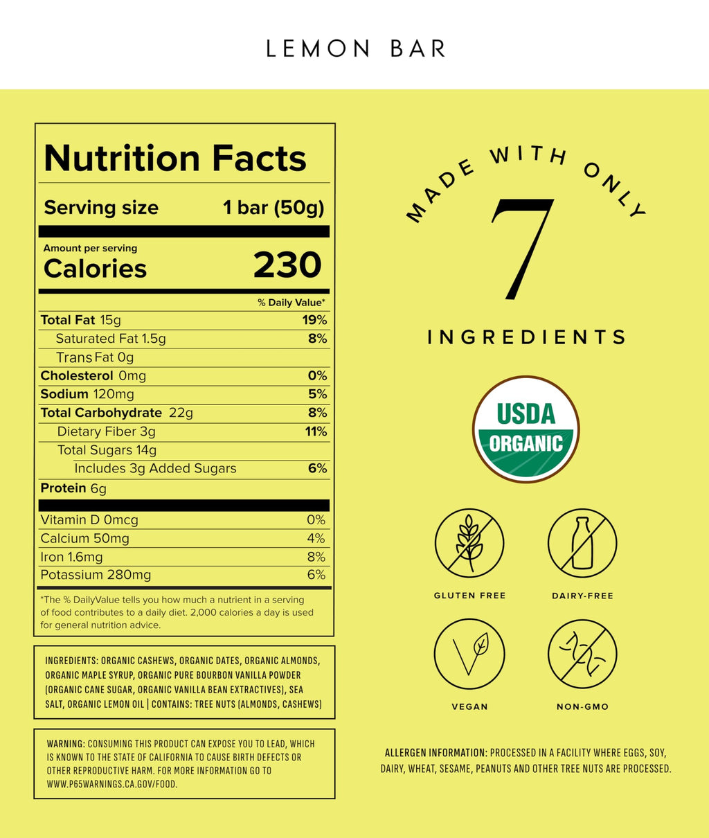 Truvani Plant Based Snack Bars | Variety | 12 Pack | Vegan | 5-8g Protein | USDA Organic and Vegan | Dairy, Soy, and Gluten Free | Individually Wrapped