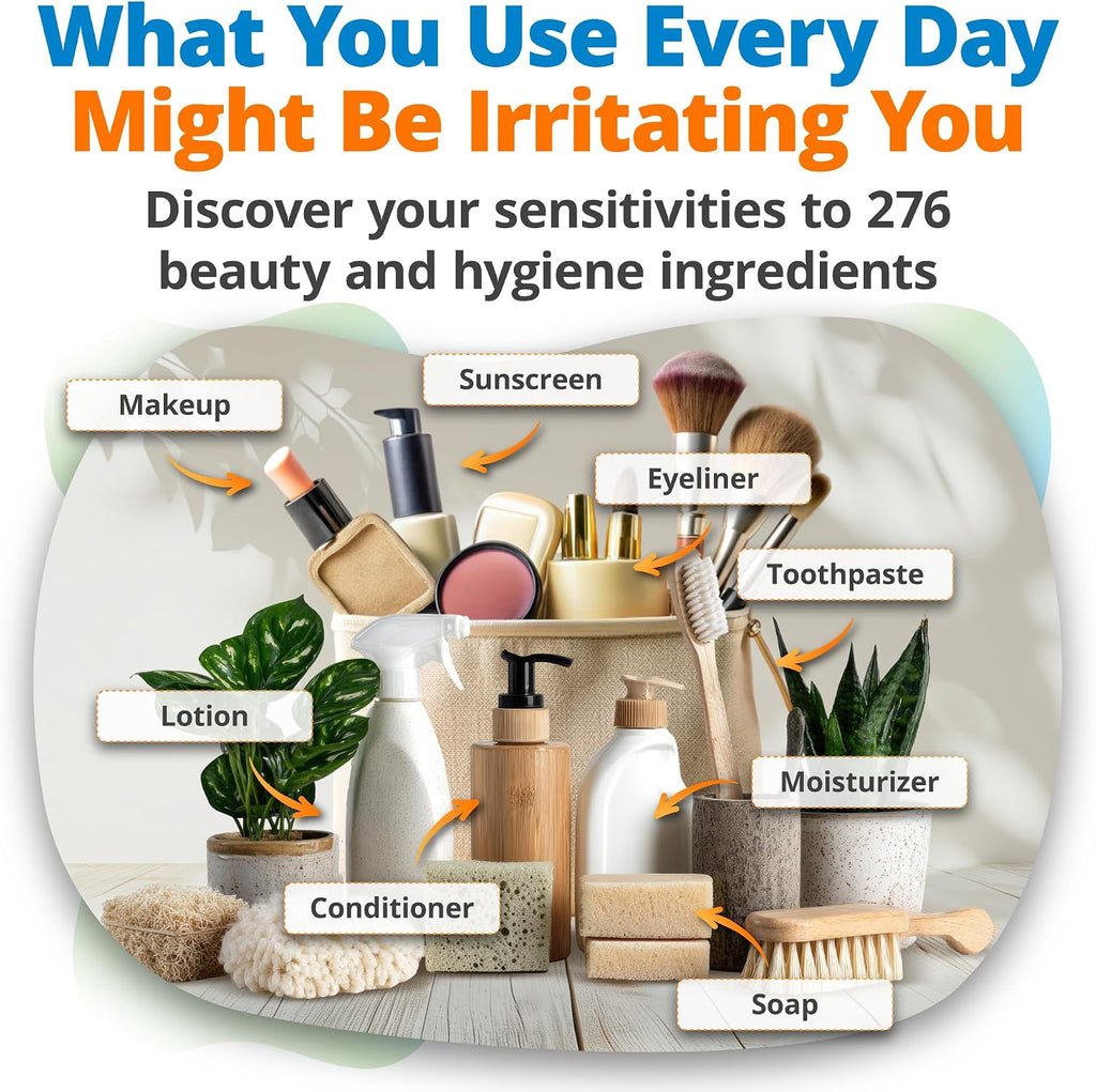 5Strands Comprehensive Gut Health Test + Beauty Hygiene Sensitivity Test Bundle, At-Home Hair Analysis for Adults & Kids, Identify Food Intolerances & Personal Care Ingredient Sensitivities