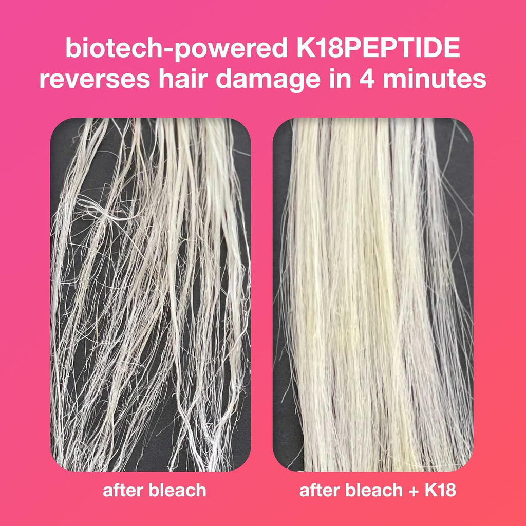 K18 Repair Bundle - Leave-In Repair Hair Mask, 4-Minute Speed Treatment(15ml), and Weightless Hair Strengthening Oil (30ml)