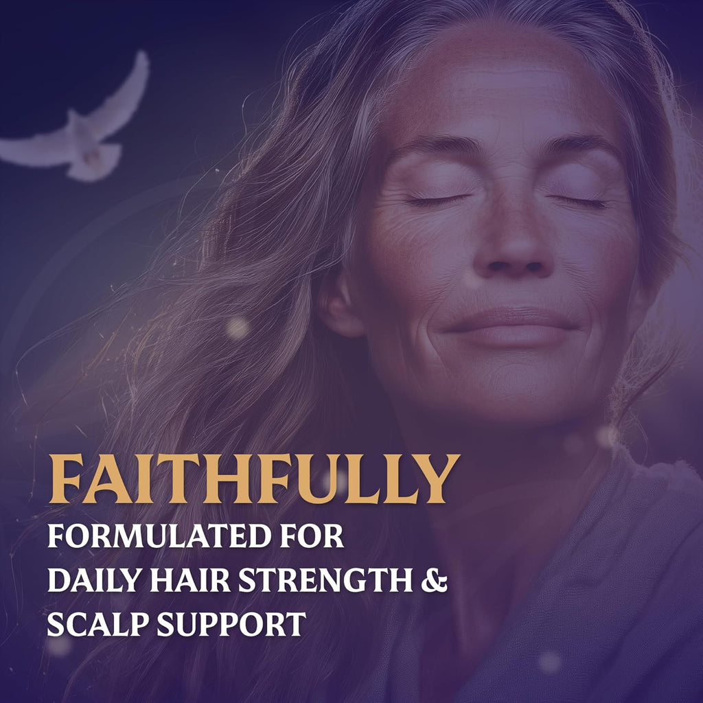 EVERFAITH Hair Formula Plus - Hair Growth Vitamins - Biotin for Hair Growth for Women & Men - with Keratin, Collagen, Saw Palmetto, Horsetail, Zinc, Ashwagandha, L-Lysine, Iron & More - 60 Capsules