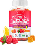 PLANT.O NUTRITION Prenatal Gummies for Women with DHA, Folate, Vitamin B C D | Delicious Multivitamin Blend for Fetal and Neural Support, Bones, Energy & Immunity During Pregnancy