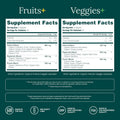 USDA Organic Fruits and Veggies Supplement, 31 Whole Foods, 180 Vegan Ct | Food berry & greens supplements blend for energy, immune & digestive support, vegan, non-GMO, gluten free, third-party tested