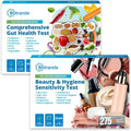 5Strands Comprehensive Gut Health Test + Beauty Hygiene Sensitivity Test Bundle, At-Home Hair Analysis for Adults & Kids, Identify Food Intolerances & Personal Care Ingredient Sensitivities