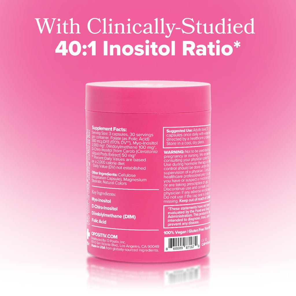 FLO Ovarian for Cycle Regularity – Myo & D-Chiro Inositol – 30-Day Supply