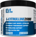 L-Citrulline2000 Nitric Oxide Pre Workout Powder - Evlution Nutrition High Strength L Citrulline Powder for Enhanced Muscle Strength and Intense Pumps - Plant Based Nitric Oxide Booster - Unflavored