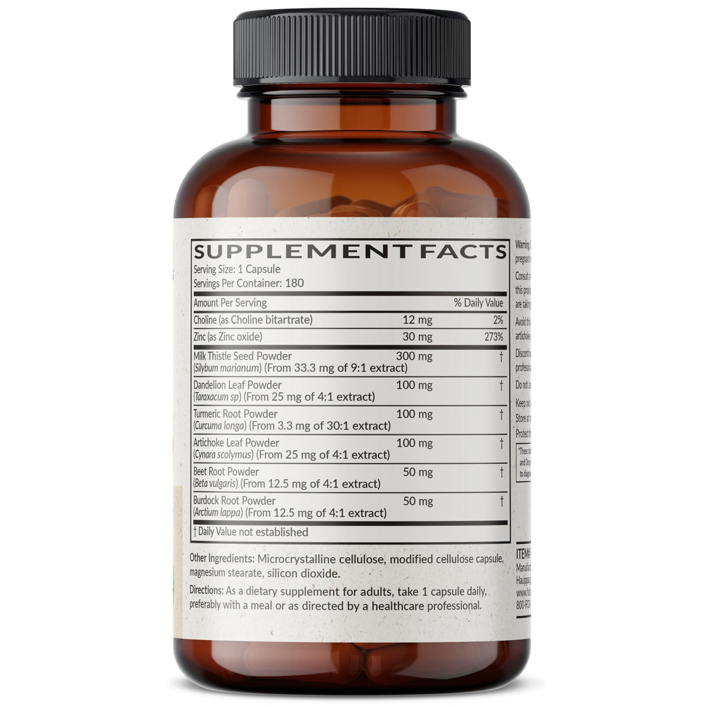 Futurebiotics Liver Detox Advanced Detox & Cleanse Formula Supports Healthy Liver Function with Milk Thistle, Dandelion Extract, Turmeric, Artichoke Leaf, & More, Non-GMO, 60 Vegetarian Capsules