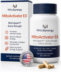 MitoActivator EX - BioCopper1 Cu1 (Cunermuspir) 0.5mg Extra Strength Bioavailable Copper - Mitochondrial NAD+ ATP Booster, Anti-Aging, Anti-Graying, Tick Immune Support
