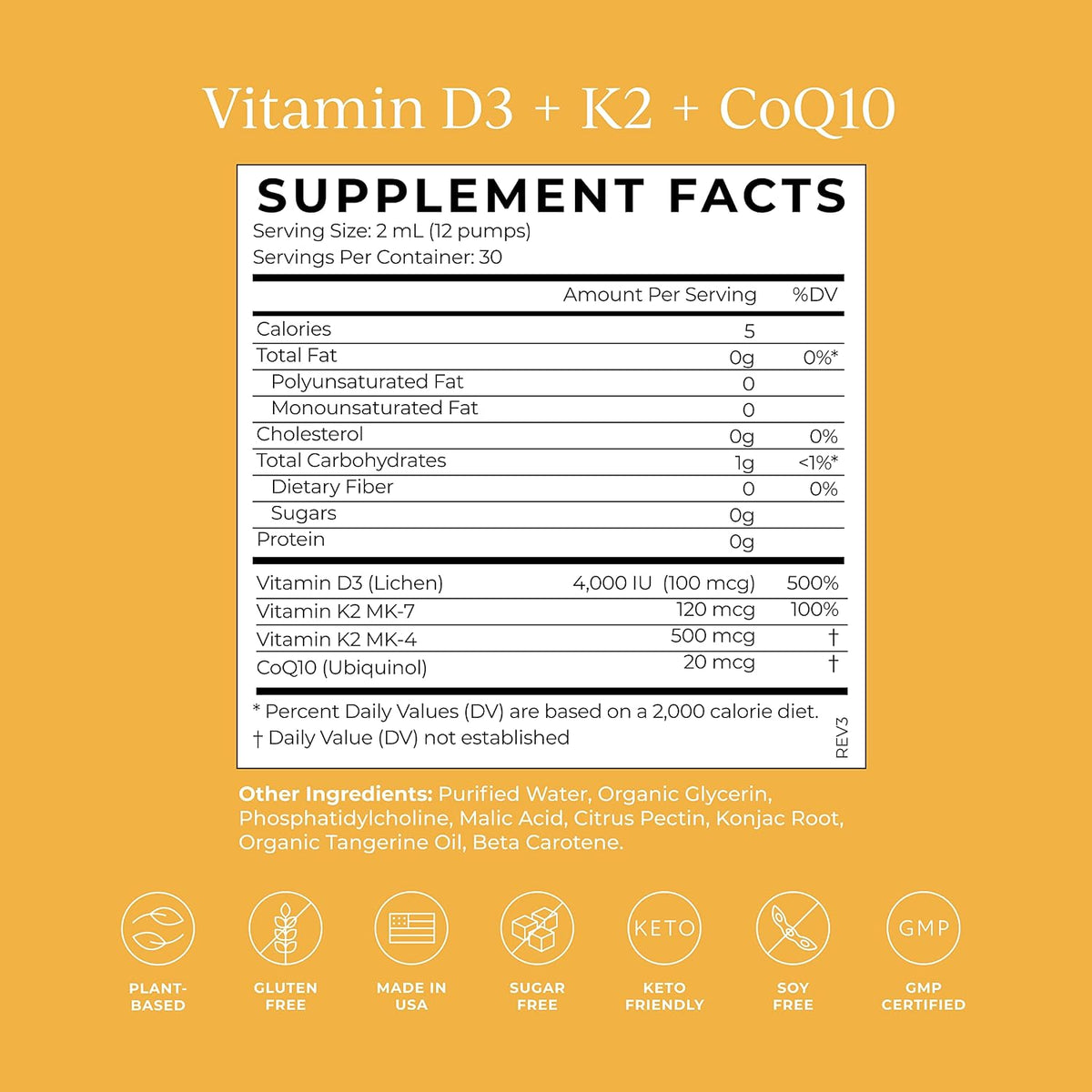 CYMBIOTIKA Synergy Vitamin B12 & D3 + K2 + CoQ10, Liposomal Delivery for Enhanced Absorption, Energy Booster, Supports Mood & Cell Production, Immunity Support, and Heart Health