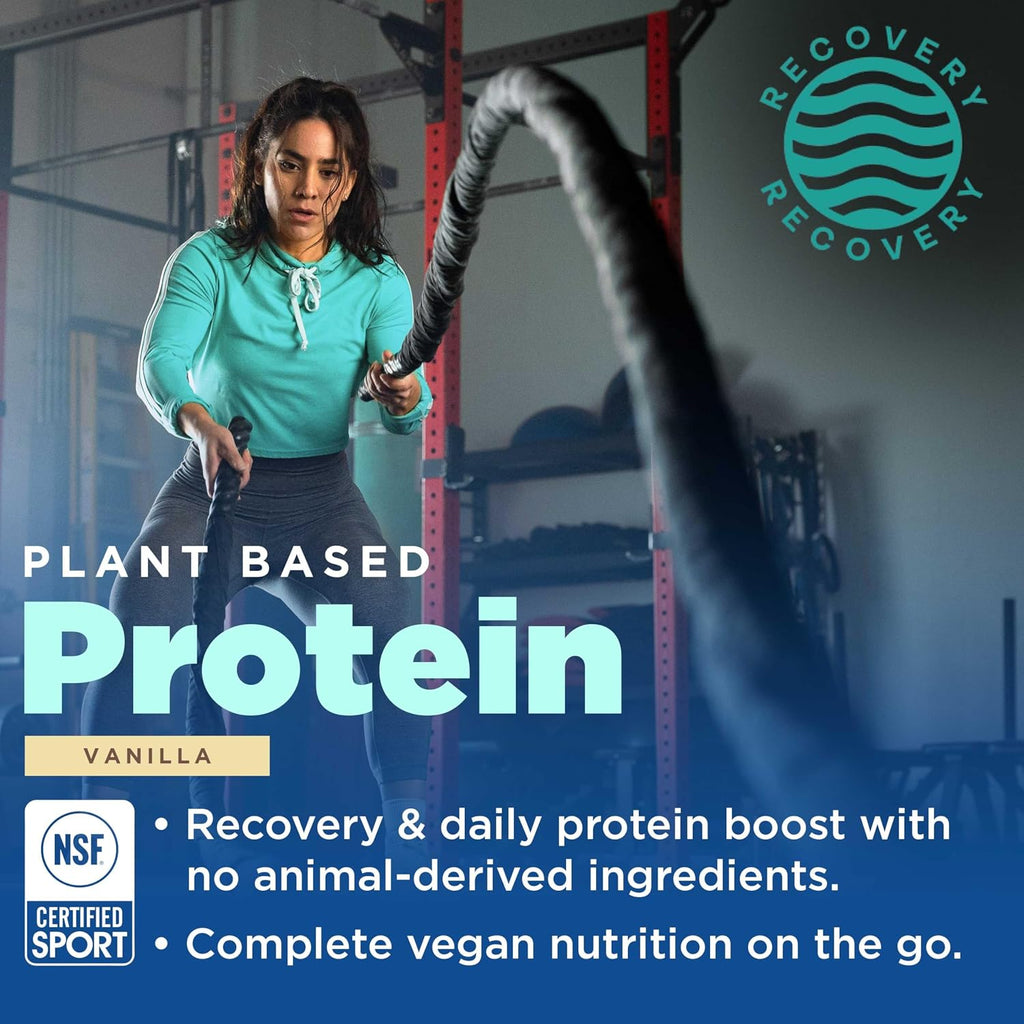 Gnarly Vegan Plant Protein, Meal Replacement - Vanilla (28.2oz) and Gnarly Preworkout Strawberry Lemonade Caffeine Free (14.82oz)