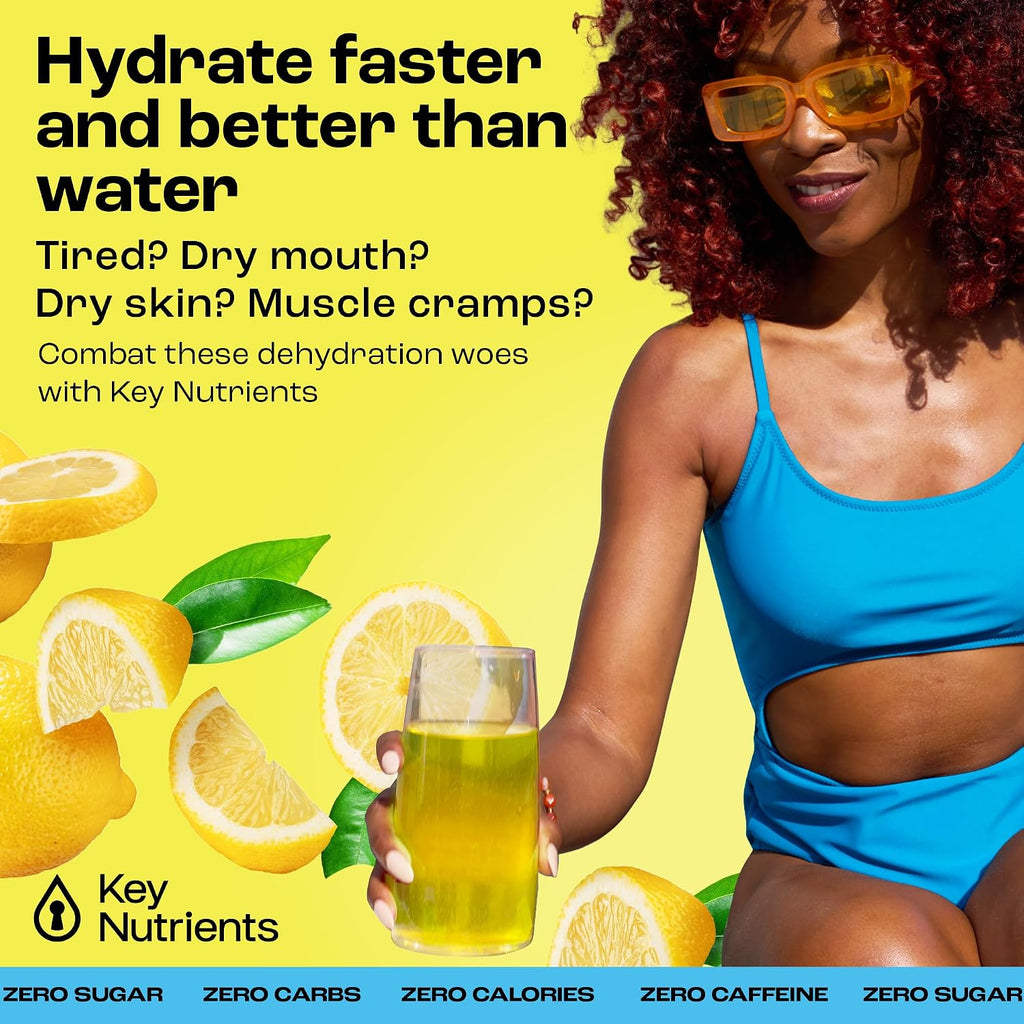 KEY NUTRIENTS Hydration Bundle – Multivitamin Electrolyte Powder Lemonade (90 Servings) & Electrolyte Tablets (200 Tablets) – No Sugar, No Calories – Sodium & Energy Support –, Made USA