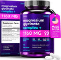 Magnesium Glycinate 1160mg + Aloe Vera, D3 & K2 Complex