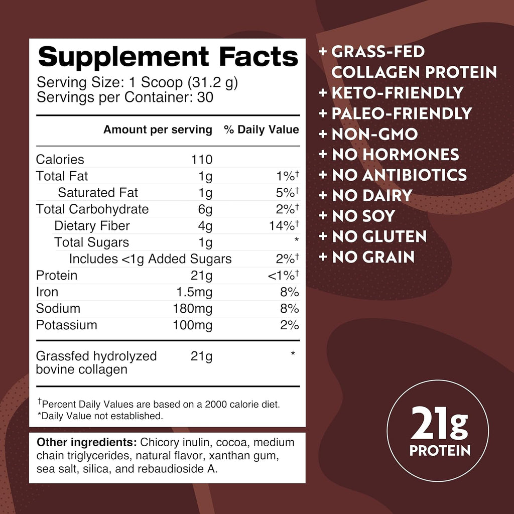 Bundle of Dr. Kellyann Keto Bone Broth Protein Powder - Chocolate (1), Vanilla (1)