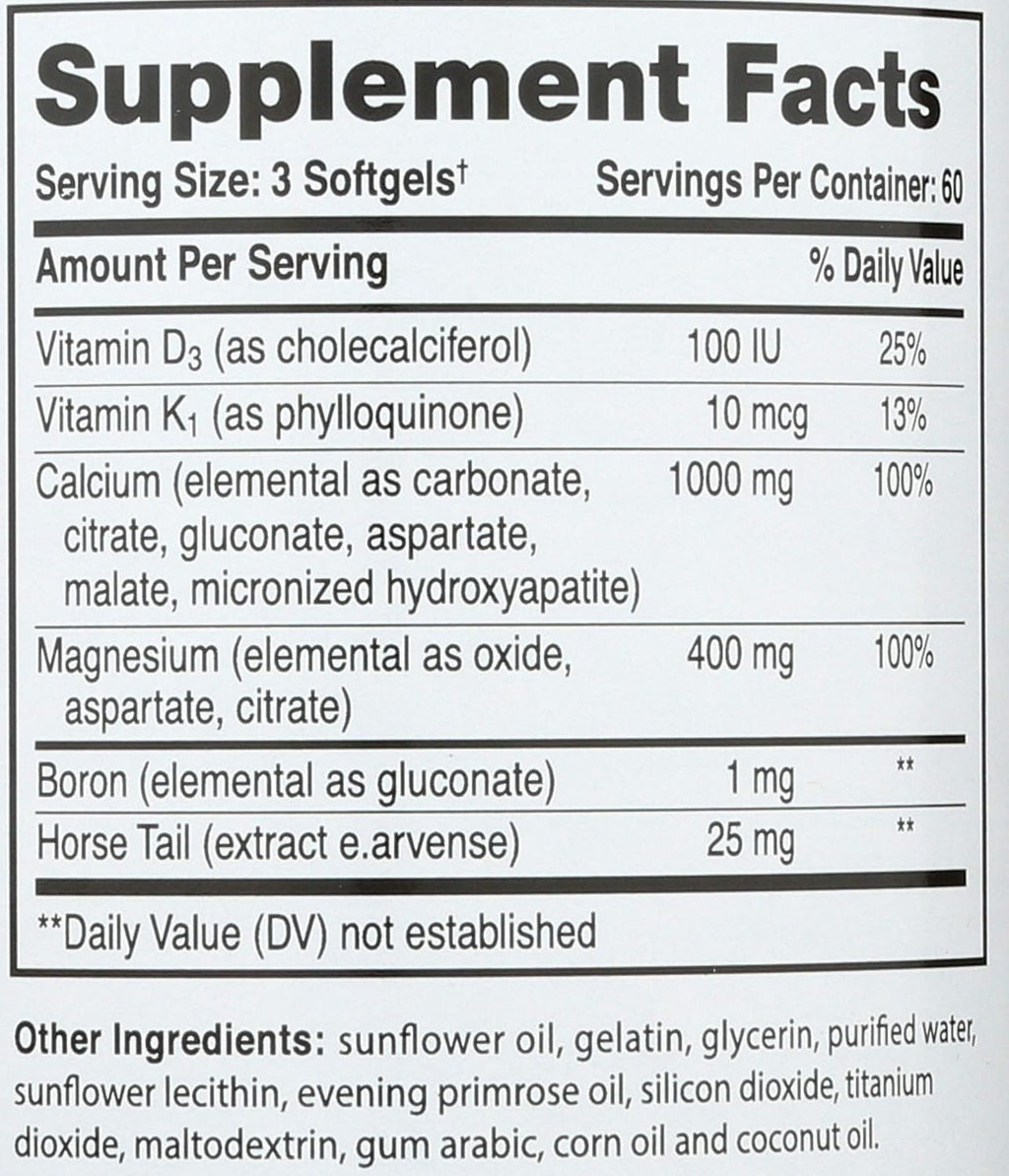 Phytotherapy Rx Calcium Liquid Softgel - 180 per Pack - 1 Each.