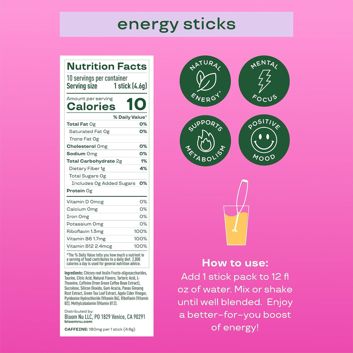 Bloom Strawberry Watermelon Clear Protein and Raspberry Lemonade Energy Packets Bundle