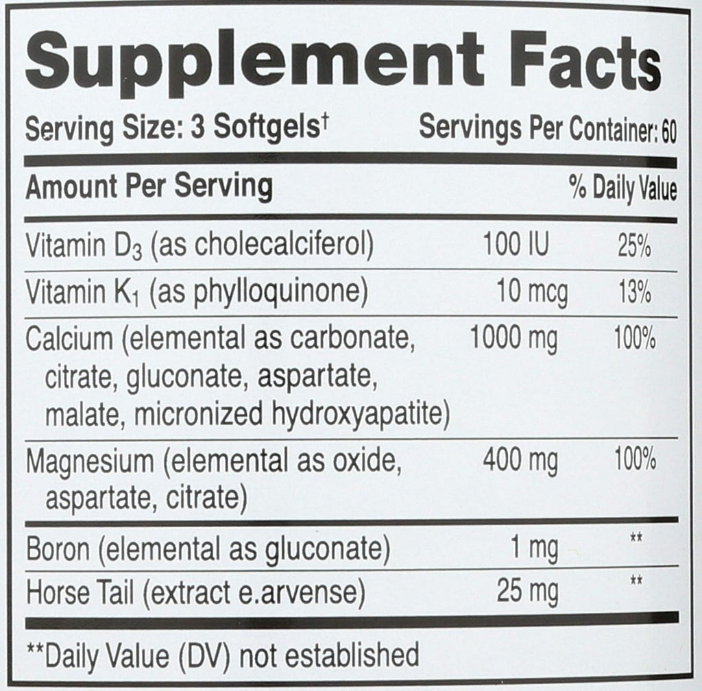 Phytotherapy Rx Calcium Liquid Softgel - 180 per Pack - 1 Each.