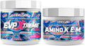 Evogen EVP Xtreme NO Amino K.E.M. Bundle – Pre Workout Powder & EAA/BCAA Pump Volumizer for Muscle Growth, Hydration & Performance | Sour Candy