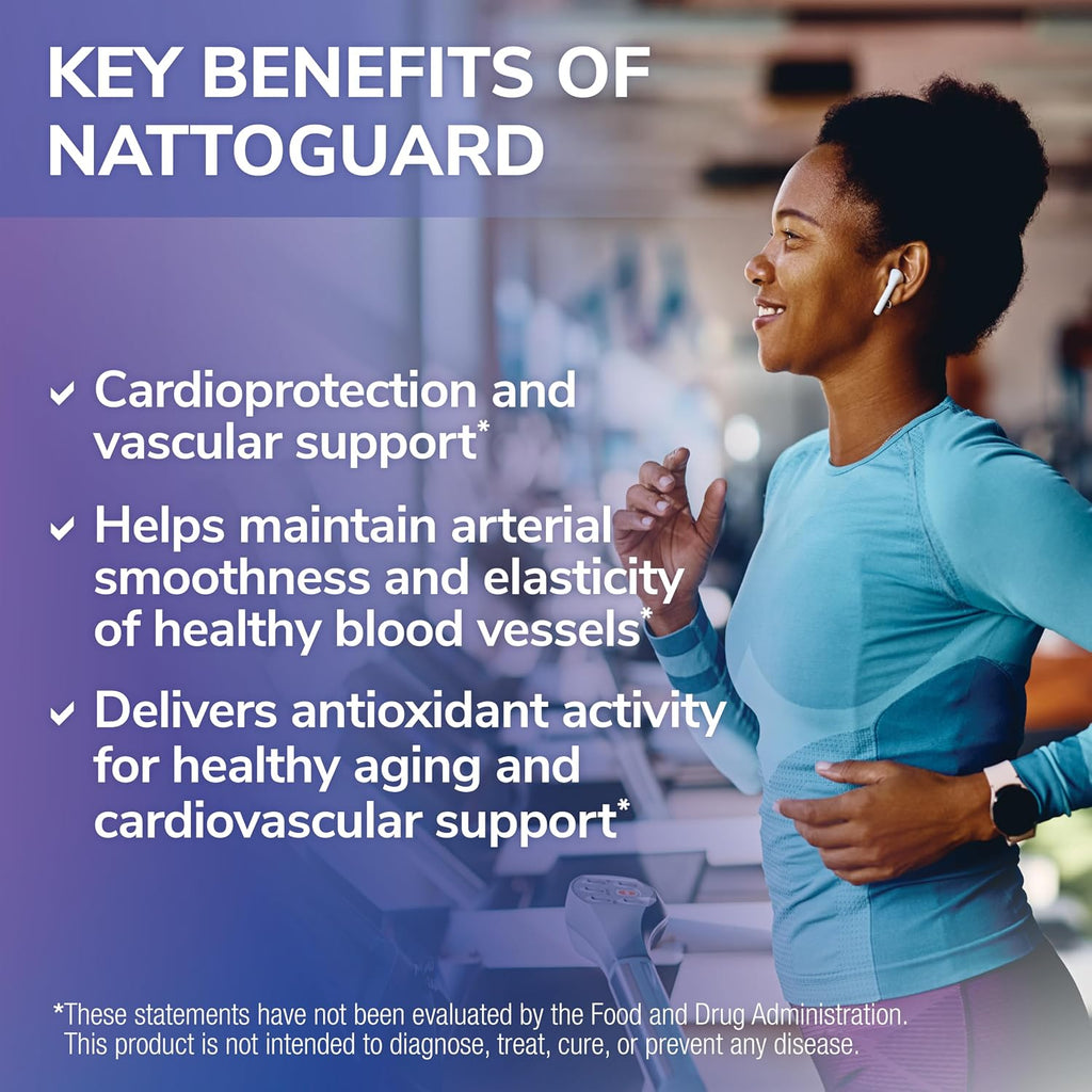 NattoGuard SR, Nattokinase Complex, 60 Day Supply, Sustained Release Formula for Daily Circulation Support, Advanced Bioavailability, Hypoallergenic, 120 Capsules