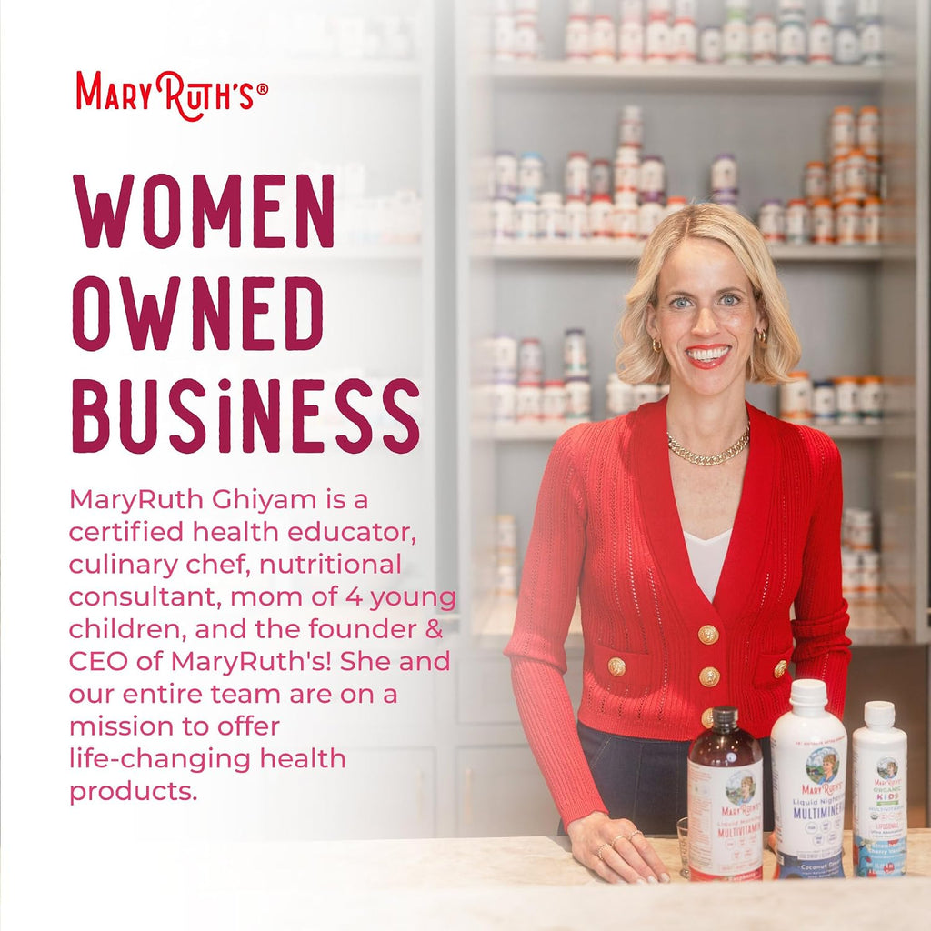 MARYRUTH'S Organics Vitamin B Complex | B Vitamins Complex | Biotin | Vitamin B12 | Niacin | Folate | Metabolic Support Supplement | Vegan | USDA Organic | Non-GMO | Gluten Free | 2 Month Supply