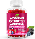 Just Nutrients Women's Probiotic Gummies with Prebiotics | 12 Strains – Digestive, Immune, Vaginal & Urinary Tract Health Support – Natural Mixed Berry Flavor, 60 Gummies