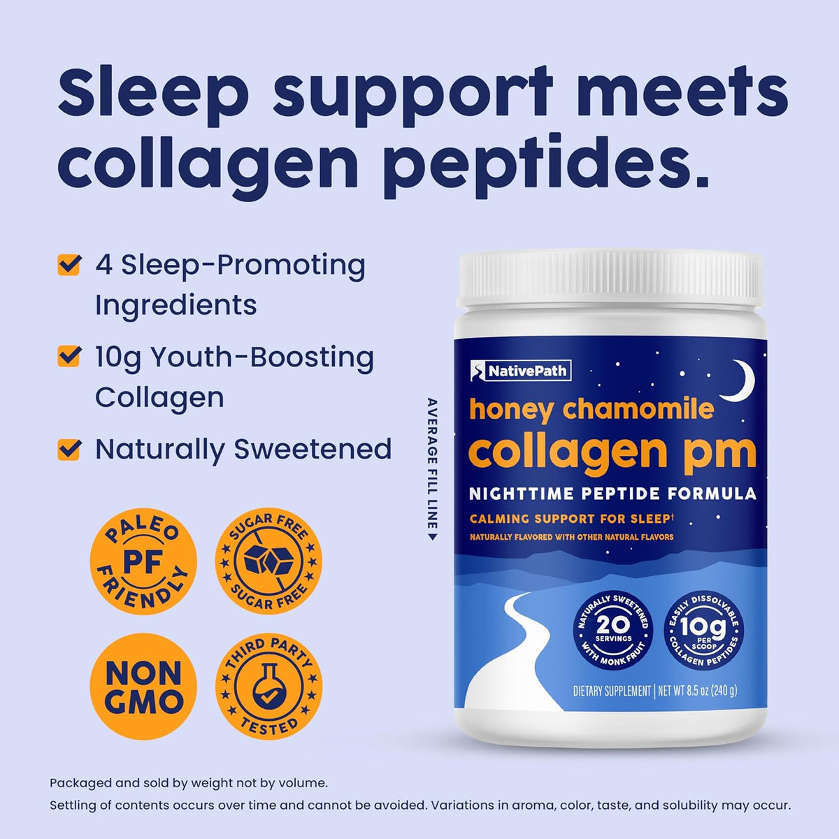 NativePath Collagen PM - Chocolate & Honey Chamomile Bundle