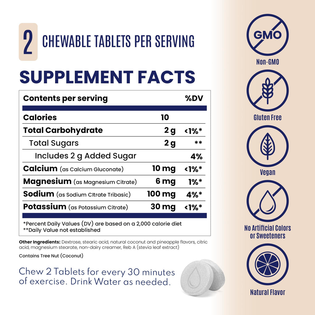 SaltStick High Sodium Electrolyte FastChews - Mixed Berry, 60 Tablets