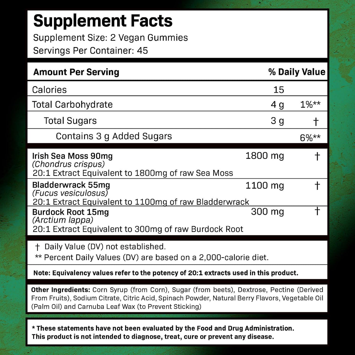WELLNESS LABSRX Creatine Gummies 5000mg - Sea Moss Gummies 3200mg | Bundle