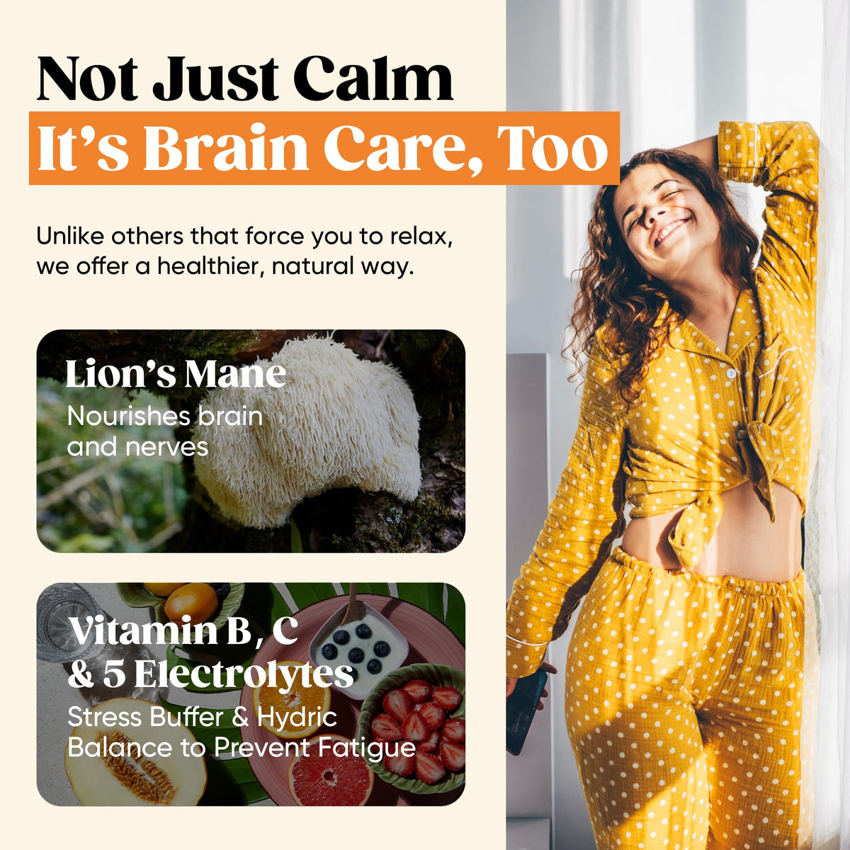 Venture Pal Calm Drink Mix, 12-in-1 Cortisol Reducer & Sleep Aid | Magnesium Glycinate, Ashwagandha, L-Theanine & Vitamin D, Calm Magnesium Powder for Relax & Focus, No Sugar, Non GMO