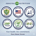Amazing Formulas Vitamin K2 Menaq7 MK7 Supplement | 100 Mcg | Veggie Capsules | Non-GMO | Gluten Free | Made in USA (1 Pack, 120 Count)