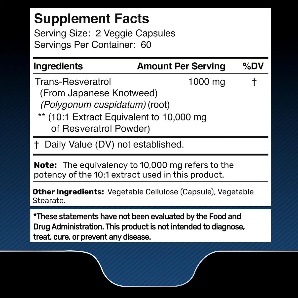 WELLNESS LABSRX Resveratrol Capsules 10000 - Lions Mane Supplement Capsules | Bundle