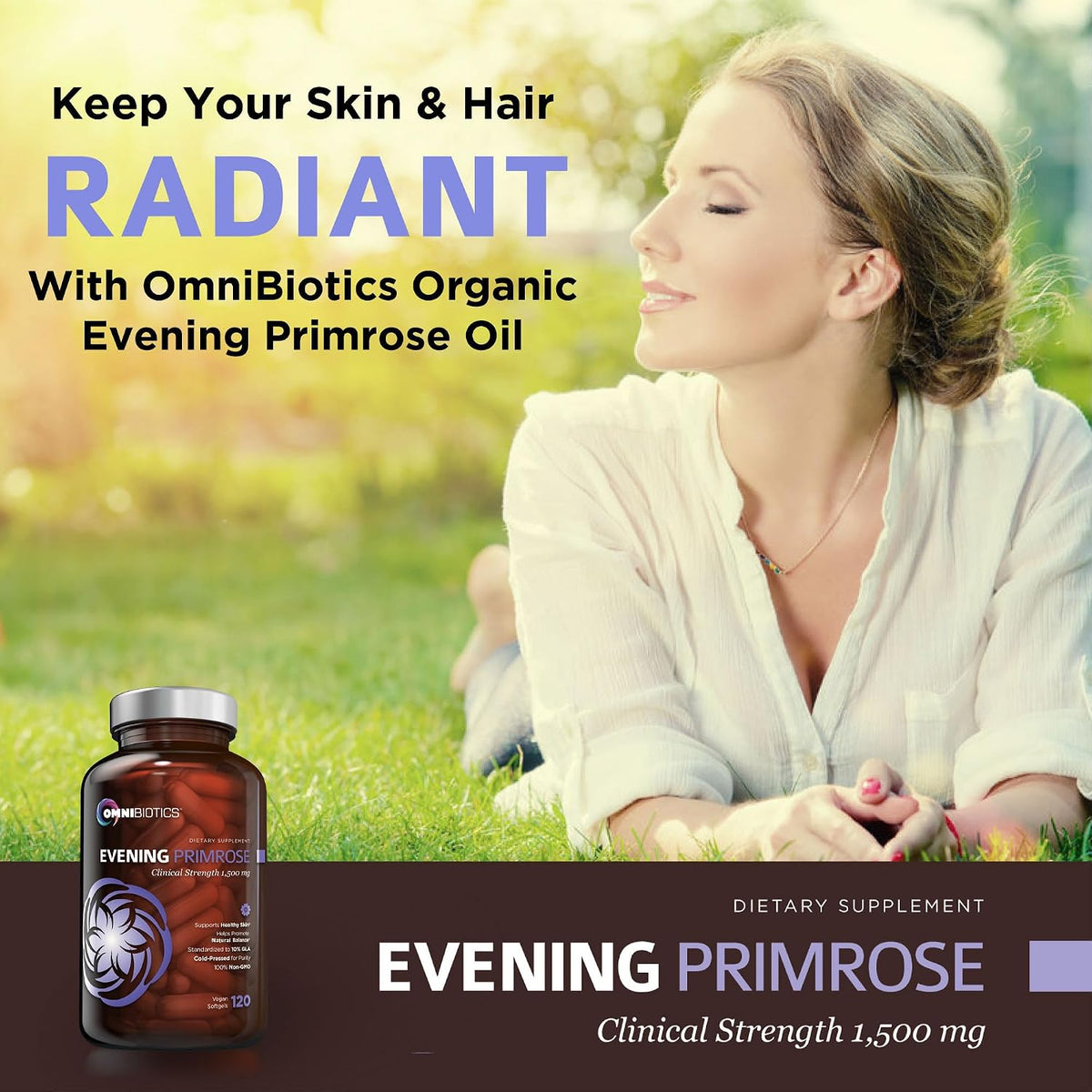OmniBiotics Evening Primrose Oil + Milk Thisle Capsule