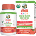 MARYRUTH'S Kids Vitamins USDA Organic | Multivitamin Gummies + Postbiotics for Ages 4+ | Multivitamin for Kids with Lactobacillus Rhamnosus | Children’s Vitamins | Vegan | Non-GMO | 60 Count