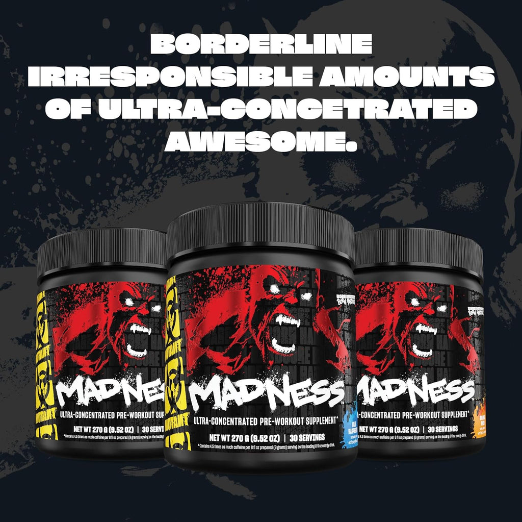 MUTANT Madness, Ultra-Concentrated Pre-Workout, Fruit Punch, 9.52 oz