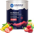 Gnarly Nutrition Natural Pre-Workout Powder, Strawberry Lemonade – NSF Sport Certified, Endurance & Recovery – Vegan Pre-Workout, Sports Nutrition – Strawberry Lemonade with Caffeine, 14.82 oz
