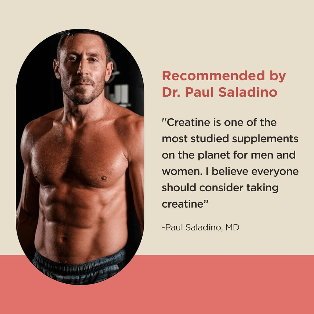 Lineage Provisions Creatine Monohydrate with Sea Salt, 90 Servings | Micronized creatine powder for training & performance with no artificial ingredients.