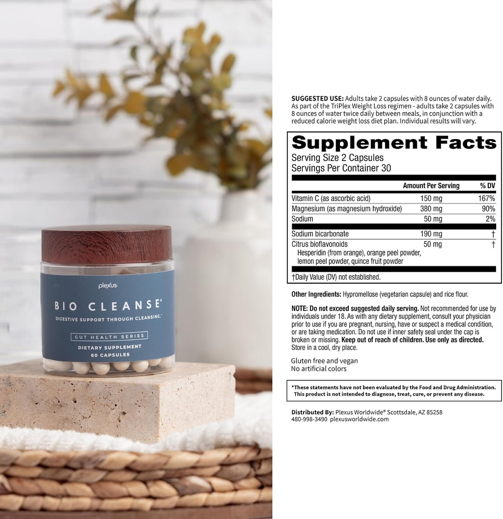 Plexus Gut Health System | Slim Microbiome Activating, Bio Cleanse & ProBio 5 | Supports Gut Health, Digestive Wellness, Metabolic Function & Overall Well-Being | Vegan, Gluten-Free, Non-GMO