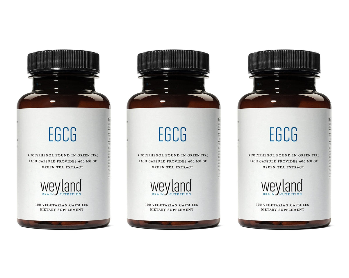 EGCG Green Tea Extract, High Antioxidant, Heart Support & Brain Health, Green Tea Pills, 100 Vegetarian Capsules