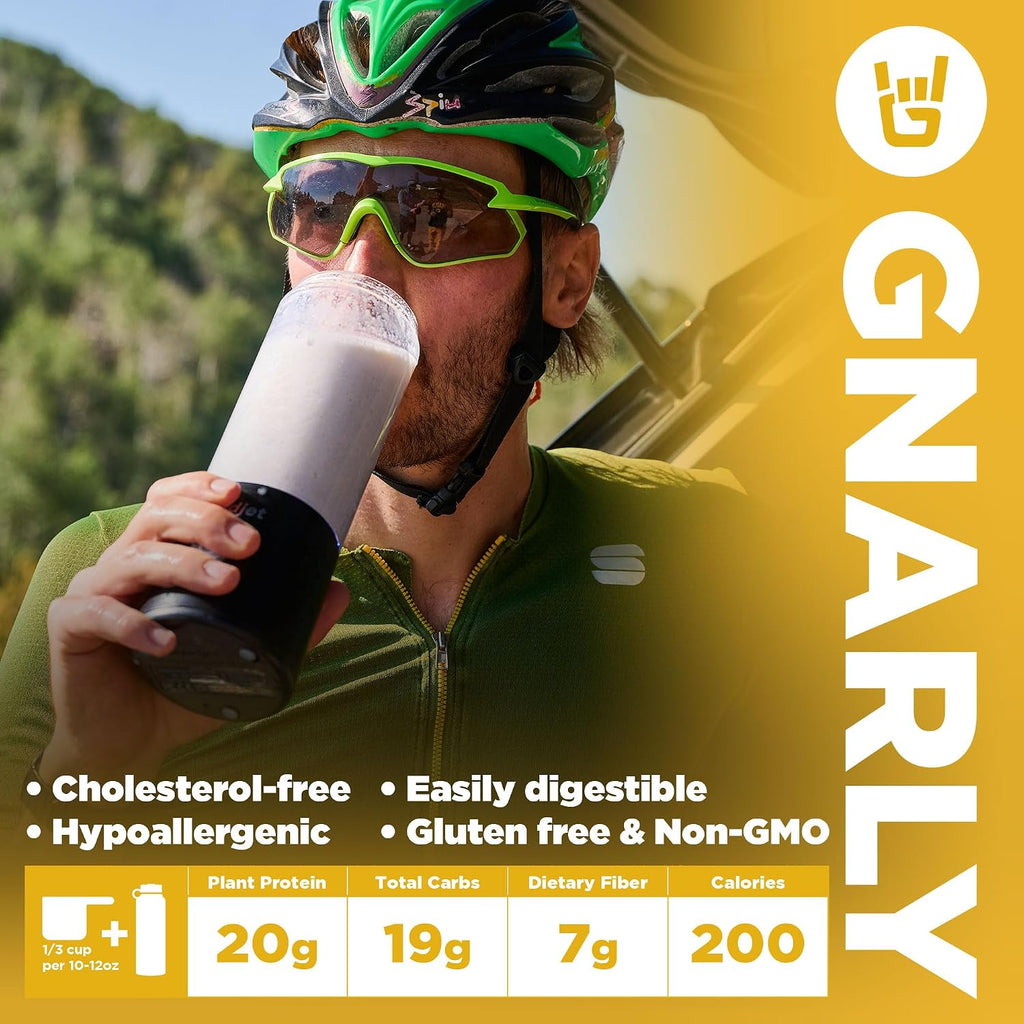 Gnarly Nutrition Golden Milk Vegan Protein Powder Preworkout Mango (14.82oz)