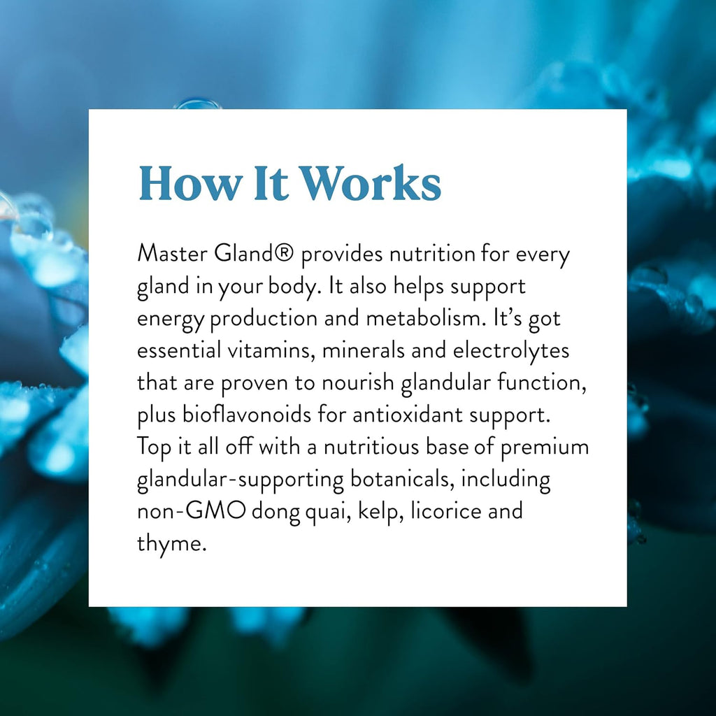 Nature's Sunshine Master Gland, 120 Capsules | Provides Complete Nutritional Support for Every Gland in the Body, Helps Support Energy Metabolism