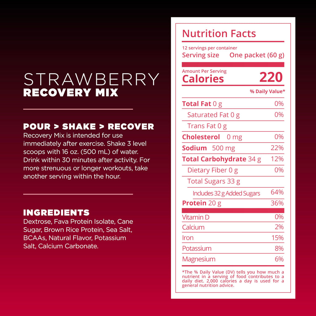 Tailwind Nutrition Recovery Mix, Chocolate, 20-Serving Bag