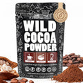 Wild Foods Organic Cocoa Powder Unsweetened for Baking & Cooking, Raw Cacao Powder, Organic Single-Origin Non-Dutched Dark Cocoa, 100% Pure, Non-GMO, Vegan Keto Superfood, Purity Tested, 12 oz